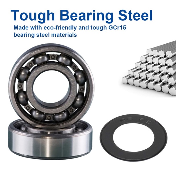 608 2RS Ball Bearings - 8 Pcs Double Rubber Sealed  Deep Groove Ball Bearings - Picture 6 of 9